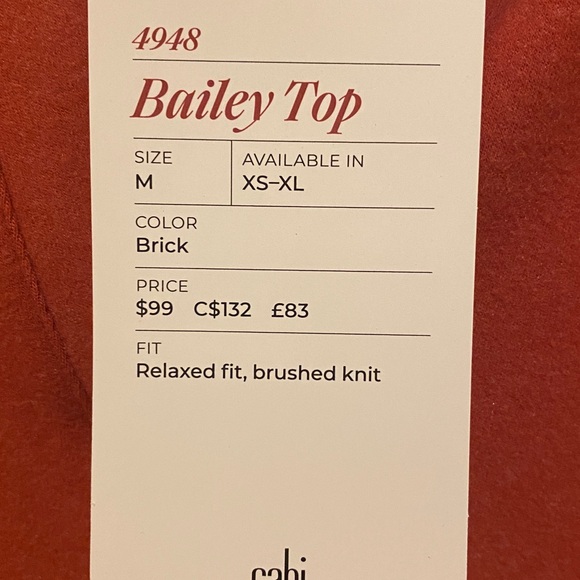 Cabi Bailey Top size Medium - Picture 10 of 11